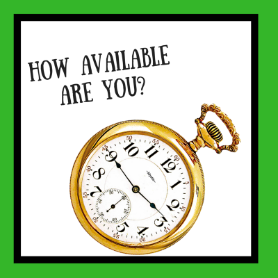 How Available Are You 400x400