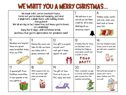 We Whitt you a Merry Christmas...12 days for 2018! We Whitt You A Mery Christmas 533x400