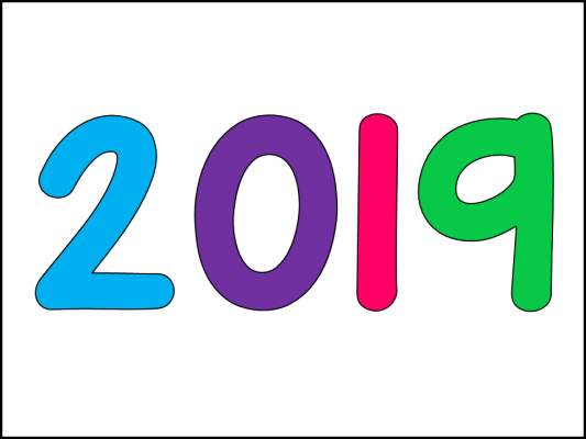 Kick off January with #oneoword2019 and other activities with your class/campus! 2019 533x400