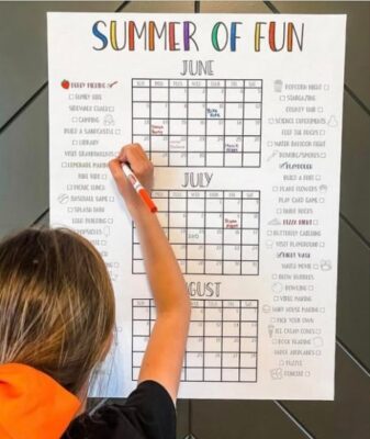 Summer of Connection challenge poster for school leaders focused on building school culture and staff relationships during summer break